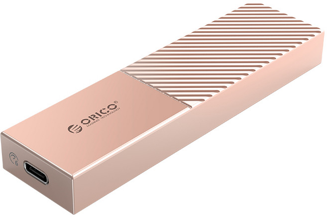 오리코 M.2 SATA C타입 알루미늄 외장하드 케이스 M205C3, 1개, 로즈 골드