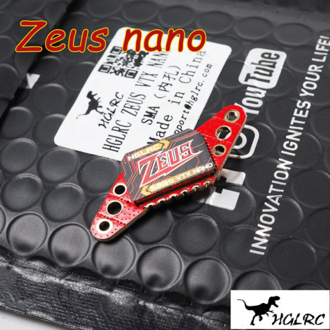 HGLRC ZEUS Nano VTX 16mm/20mm/25.5mm 홀 송신기 2.4g 40CH 350mW 내장 마이크 2.4g FPV 레이싱 프리스타일 드론용