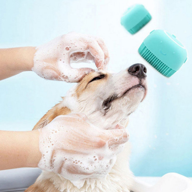 강아지 고양이 털관리 샴푸빗 반려견 애묘 목욕, 1개