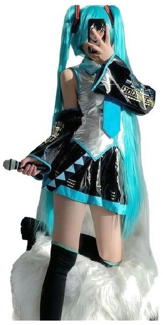 미쿠 의상 코스튬 보컬로이드 할로윈 코스프레