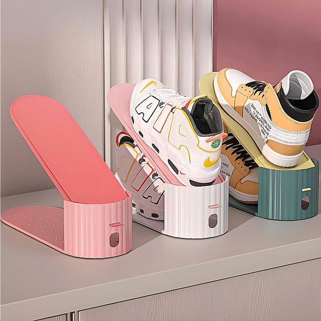 신발정리대 신발장 신발 수납장 정리 슈즈랙 정리함 보관함 일반형, 5개, 일반 그린옐로우