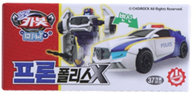 헬로카봇 미니 프론 폴리스X 로봇장난감, 혼합색상, 1개
