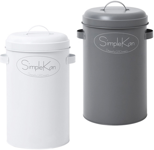 심플캔 종량제 휴지통 20L, 그레이