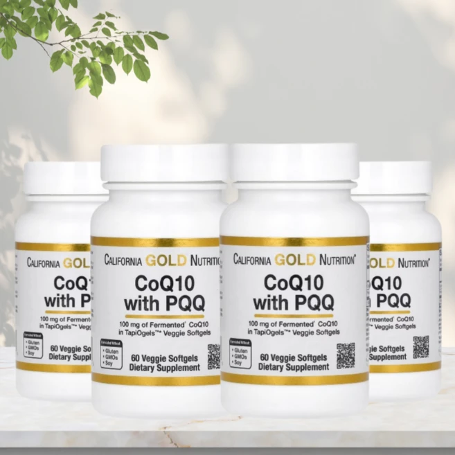 캘리포니아 골드 뉴트리션 코큐텐 100mg California Gold Nutrition CoQ10 100mg, 4개, 60정 - 쿠팡