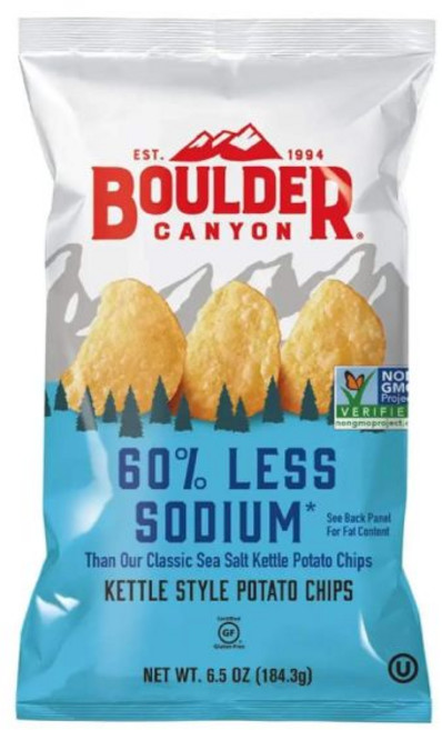 Boulder Canyon 감자칩 볼더 캐년 칩 저염 60% 6.5온스