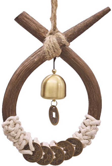 서온리 정성이 담긴 고급 포장 집들이 선물 개업 선물 현관 장식 문종 코뚜레, 재물운 엽전 종