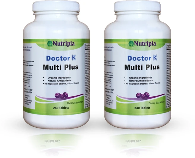 닥터 케이(K) 멀티 플러스 종합비타민 240정 2병 패키지, 2개 - 쿠팡