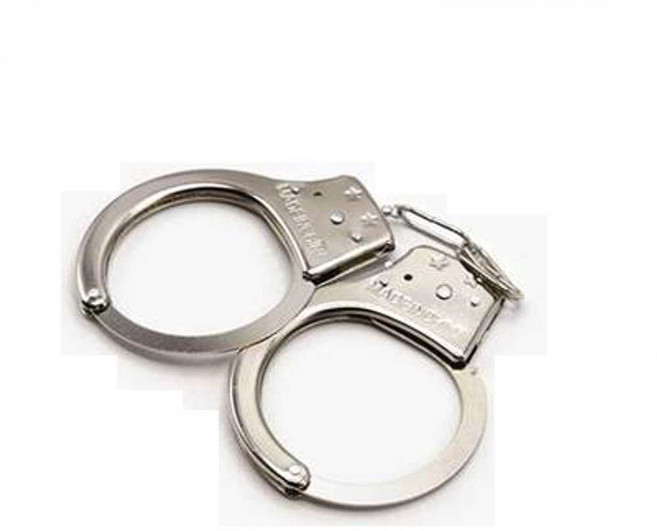 성인 기념일 수갑 발목 공연 스테인레스스틸 손목 소품, 1개, 두꺼운 금속 발 커프스