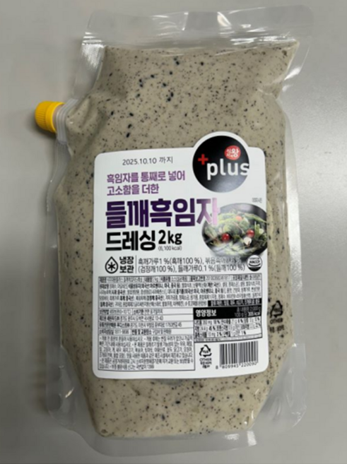 식자재왕 흑임자드레싱 2kg, 3개
