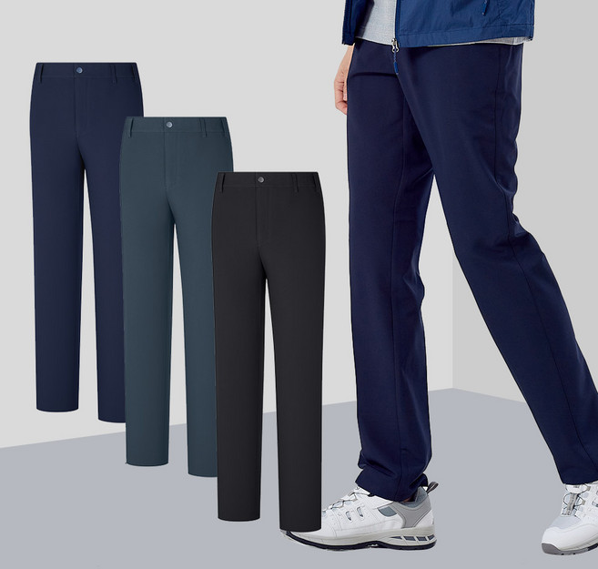 콜핑 남성 일자핏 기능성 사이드 밴딩 남자 등산 바지