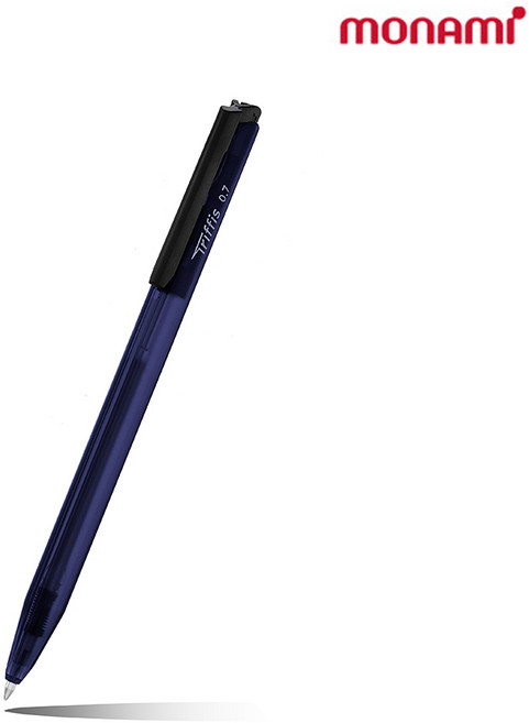 모나미 트리피스 볼펜 0.7mm, 0.7 파랑, 3개
