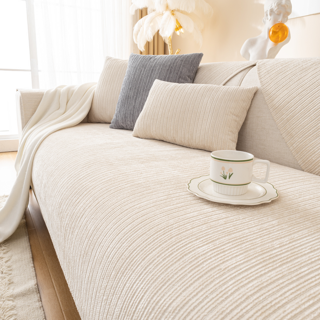 Olivet 누빔 셰니얼 쇼파패드 부드러운 논슬립 사계절 공용