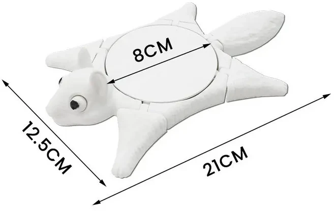 음료 컵 받침 매트 미끄럼 방지 두꺼운 장식 눈부신 다람쥐 바 홈 오피스 파티오 하우스 워밍, 01 A1