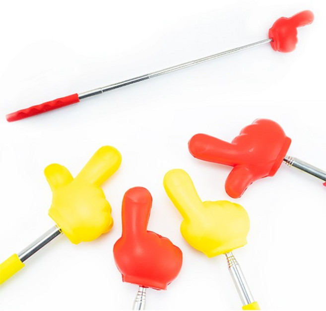 72cm까지 늘어나는 스펀지 손가락 지시봉 포인터, 1개, 상세페이지 참조