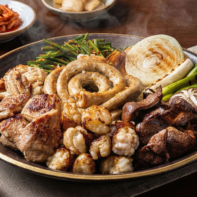 유비푸드 소곱창 모듬 860g 소스증정 (곱창+대창+막창+염통), 1개