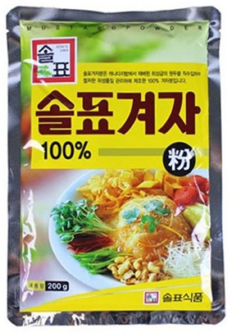 솔표 겨자분200g 5개, 200g