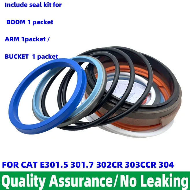 CAT 301.5 302CR 붐 암 버킷 실린더 오일 씰 수리 키트 유압 펌프 파는 사람 용 굴삭기, 09 E301.5 NOK quality