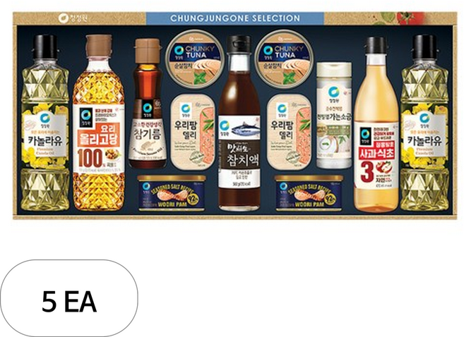 대상 청정원 5호 세트, 5개