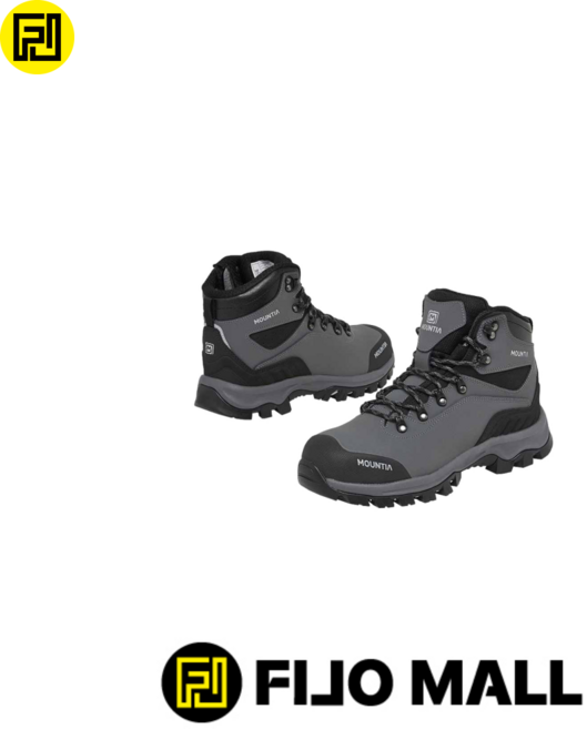 MT-69 마운티아 6인치 끈 지퍼 누벅 안전화, 235, 1개