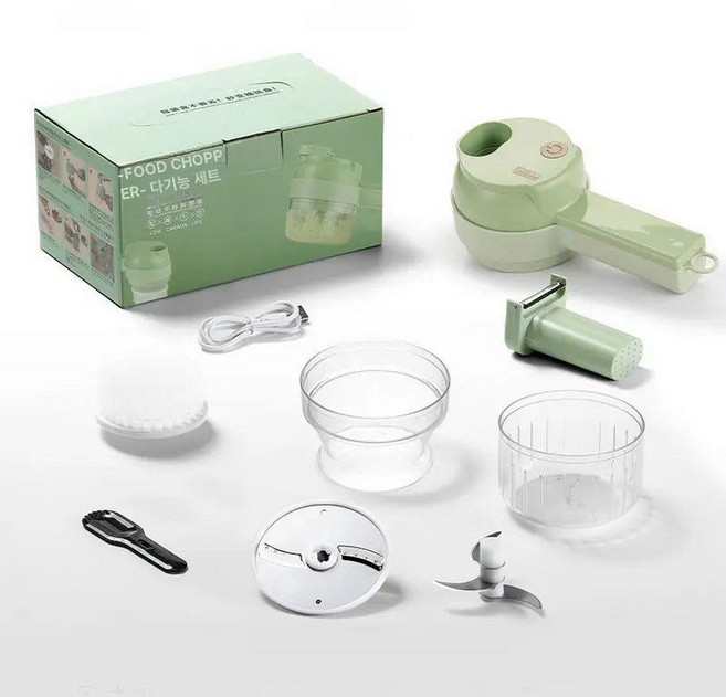 무선 전동 채칼 슬라이서 절단기 만능 야채, 1개, 추천 3세대 1200mg 고급형 A