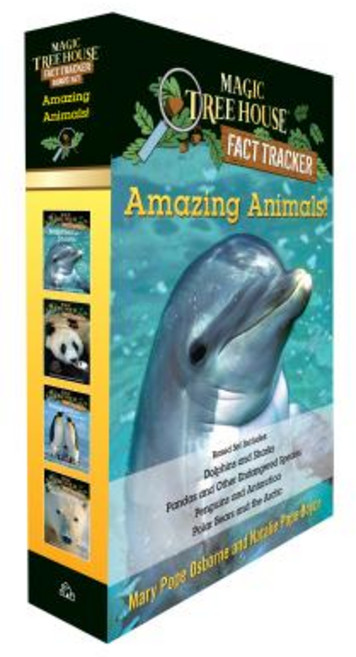 Amazing Animals! Magic Tree House Fact Tracker Boxed Set: Dolphins and Sharks; Polar Bears and the A... Paperback, Random House Books for Young Readers