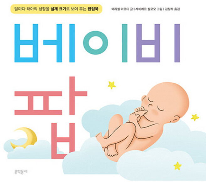 NSB9788954688086 새책-스테이책터 [베이비 팝] -달마다 태아의 성장을 실제 크기로 보여 주는 팝업북--문학동네-메리첼 마르티.사비에르 살로, 베이비 팝