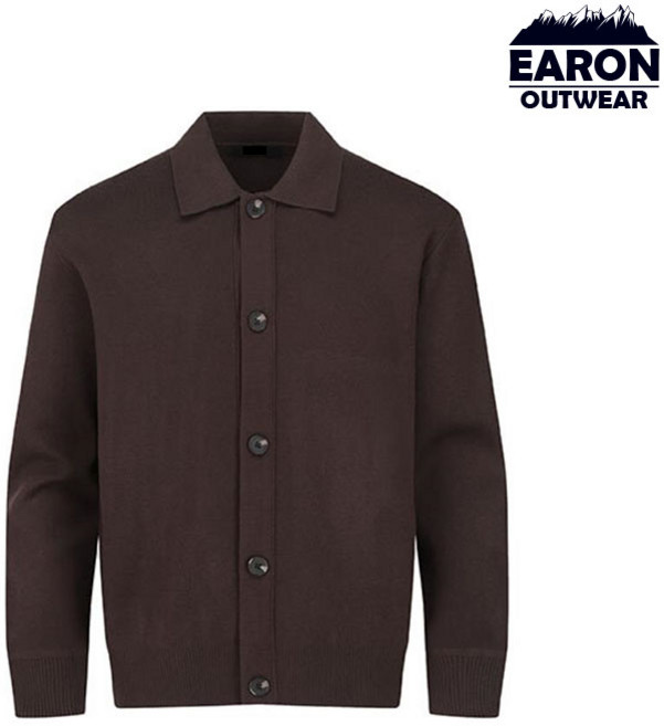 EARON 소프트터치 밀라노 립 스웨터 가디건