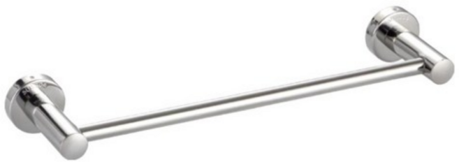 모아룸 스테인리스 수건걸이, 실버, 1개