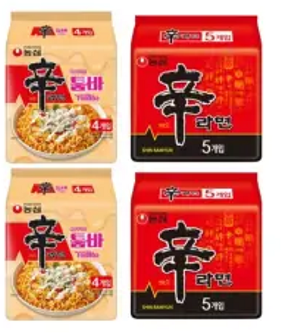 신신툼툼(신라면 5입 2개 + 신라면 툼바 4입 2개), 18개