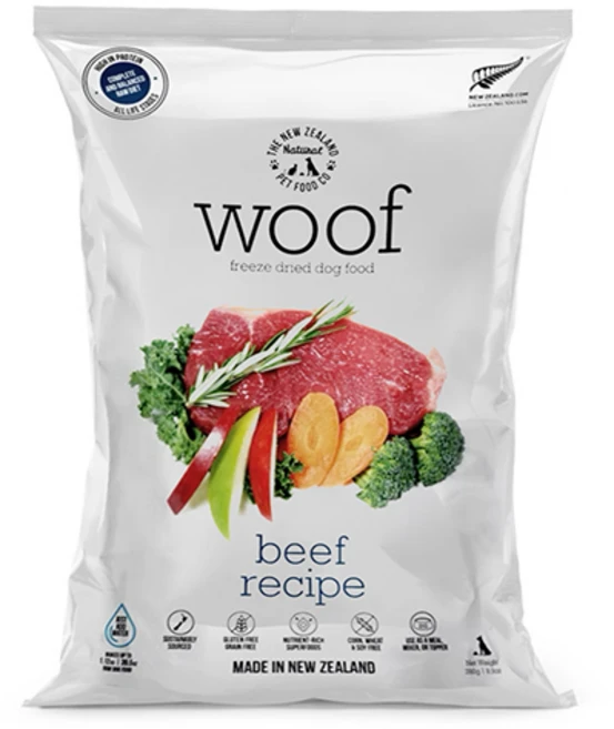 워프 비프 (소고기) 동결건조 전연령 사료 샘플 8g, 1개 - 쿠팡