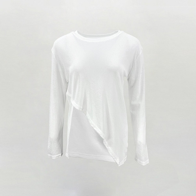 [디아미뇽] 베니 언발 박스 긴팔티