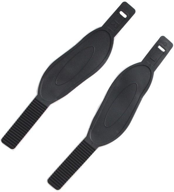 페달끈 1쌍[2개] 실내자전거페달 끈 헬스자전거 발덥개 보호대 덮개 엑스바이크 정품페달, 1세트, C타입[블랙]