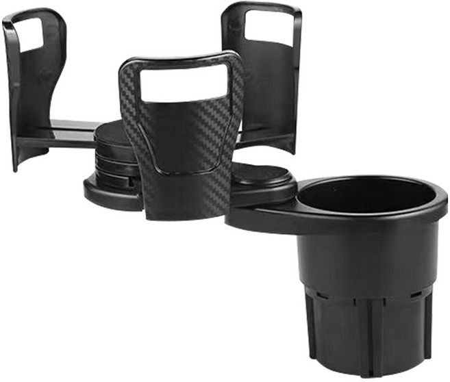 슈퍼캘리 차량용 멀티 컵홀더 확장형, 블랙, 1개