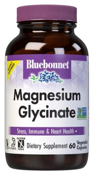 블루보넷 마그네슘 글리시네이트 400mg 베지터블 캡슐, 60개입, 1개, 60정