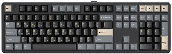 한성컴퓨터 3모드 폼떡 가스켓 기계식 키보드 딥블루 뽀송 38g, 저소음 적축, GK798PRO, 로얄블랙