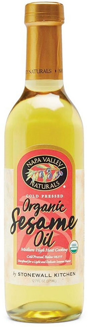 Napa Valley Naturals 유기농 냉압착 참기름 360g(12.3온스), 1개, 없음