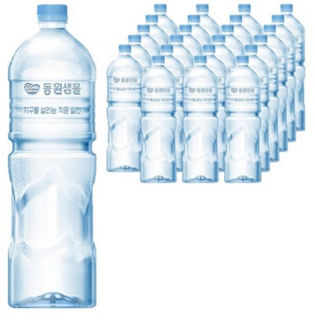 동원샘물 무라벨, 2L, 24개