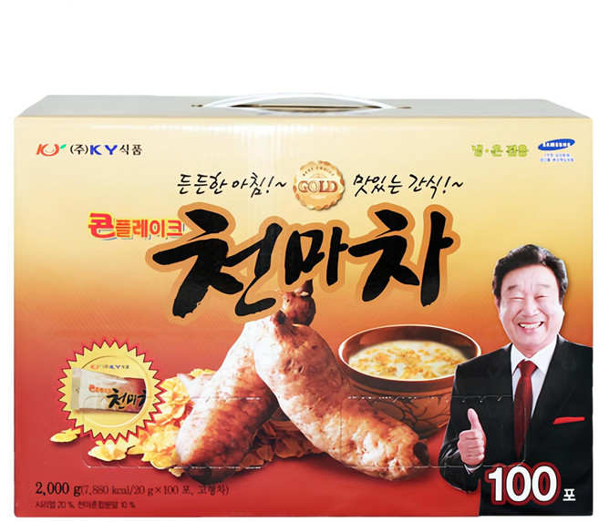 KY식품 콘플레이크 천마차, 20g, 100개입, 1개