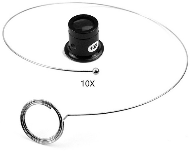 5X 10X 15X 20X 보석상용 확대경 루페 시계 수리용 확대경 세트 도구