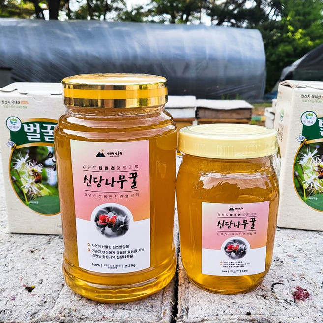 강원도꿀 천연벌꿀 1.2kg (아카시아꿀 야생화꿀 엄나무꿀 피나무꿀 헛개나무꿀), 아카시아꿀, 1개