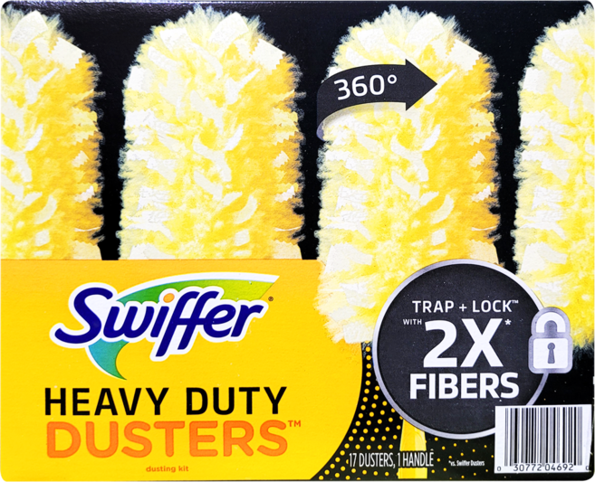 스위퍼 헤비듀티 더스터 핸들1+청소포17 더스팅 키트, 1개