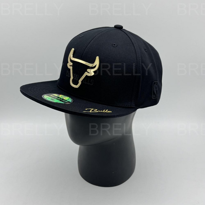 [백화점판] NBA 스냅백 모자 시카고불스 농구 로고 캡 남자 남성 커플 블랙