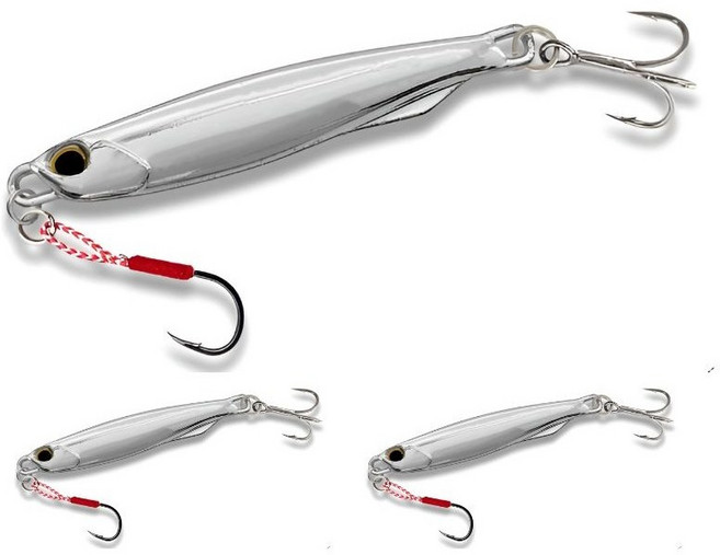 전천후 수심공략 크롬메탈지그 3개 1세트 (20g 30g 40g), 1개, 3개입