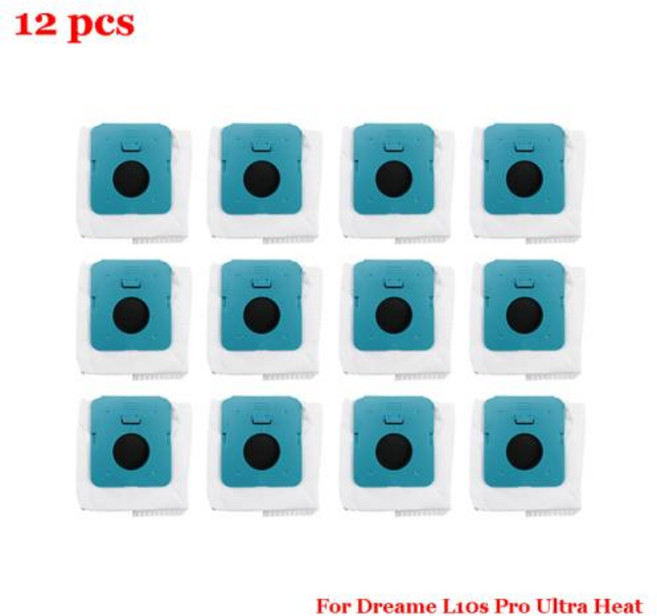 삼성로봇청소기부품 호환 삼성 Bespoke 로봇 진공 청소기 대용량 일회용 먼지통 부품 VS20A95923W 제트 먼지 봉투, 5) 12 pcs, 12개