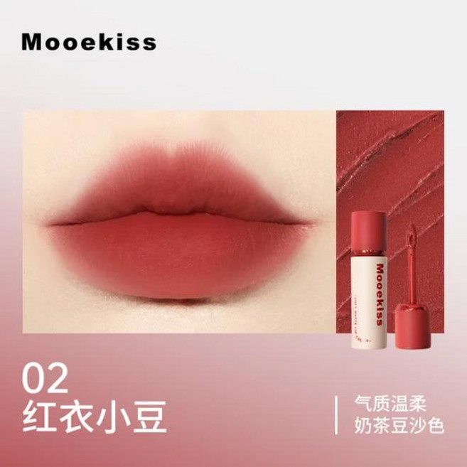 립글로즈 Mooekiss 립 머드 매트 립스틱 미백 글레이즈 맨 얼굴 페이드 컵에 달라붙지 않음, 02, 1개