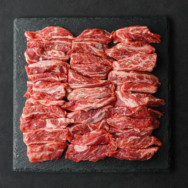 [계절로] 미국산 블랙앵거스 갈비살 소갈비살 늑간살, 1세트, 갈비살 800g