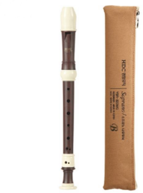 소프라노 리코더 바로크식 나무무늬 100개