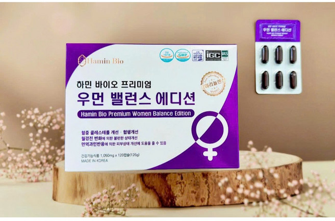 하민 바이오 프리미염 우먼 밸런스 에디션, 120캡슐