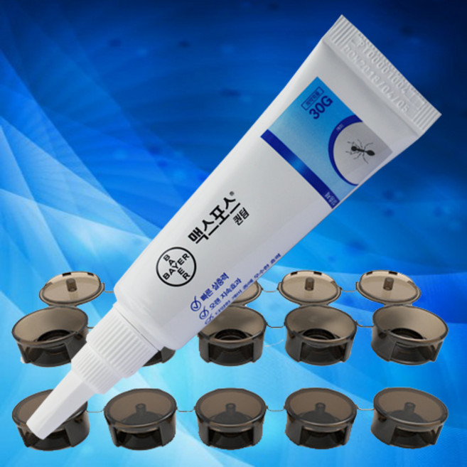 [마당클럽] 개미약 바이엘 맥스포스 퀀텀 30g 간편한 설치통, 1개