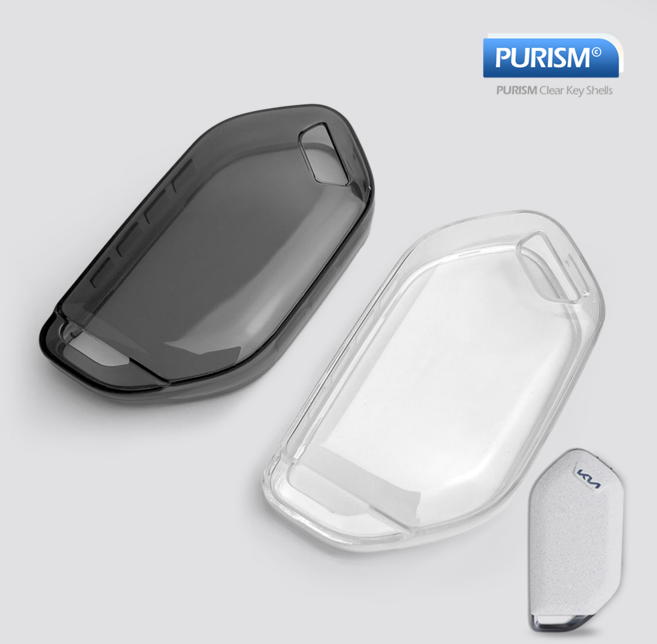 카슬라 퓨어리즘 투명 스마트키 키케이스 키홀더 [기아호환], KA_09, 클리어 화이트